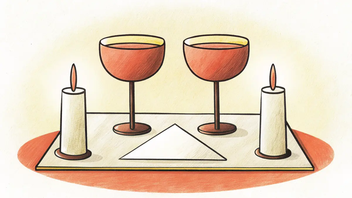 Warm painterly illustration for Dirty Truth or Dare Questions for Couples